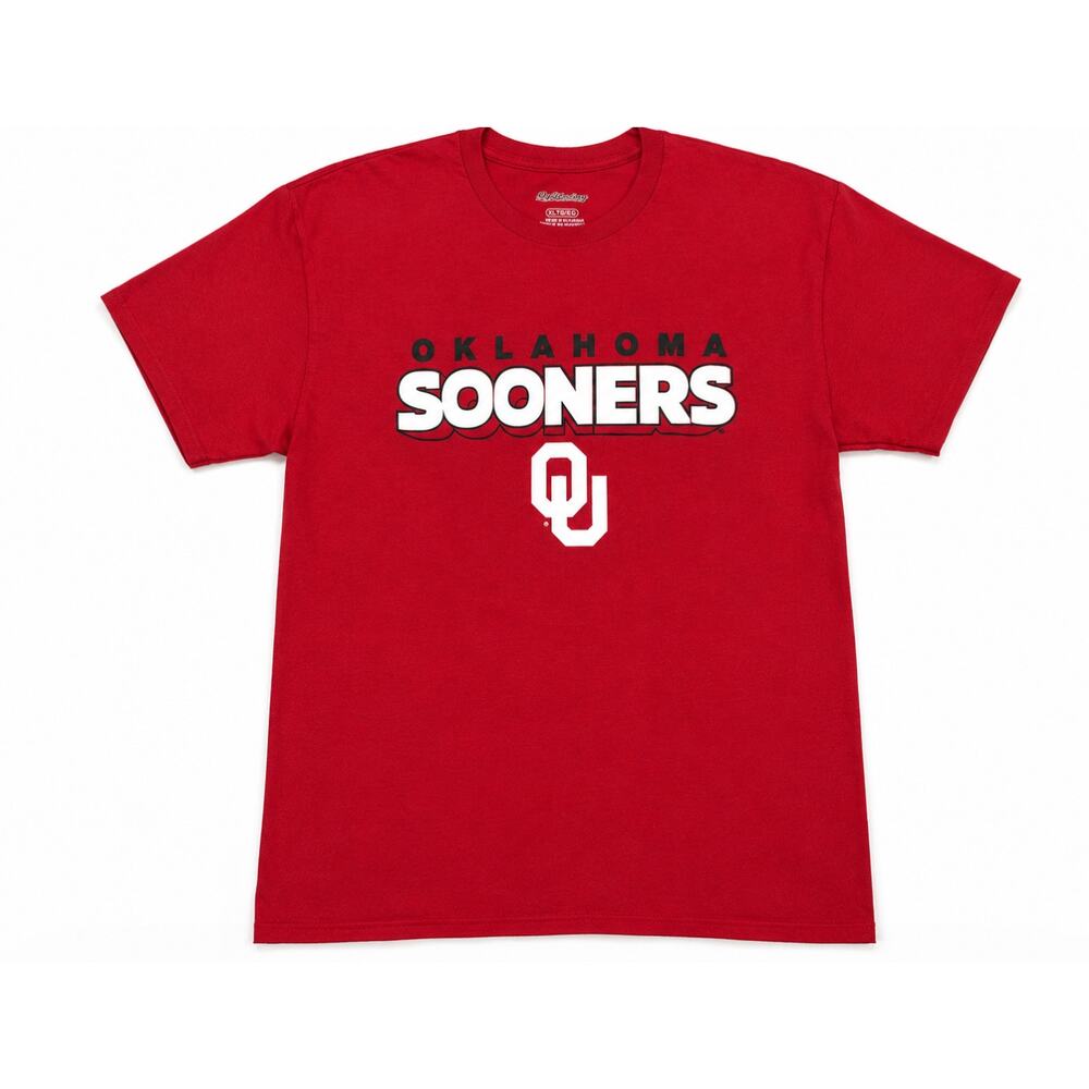 Captivating Oklahoma Sooners T Shirt Mens XL Red OU Football Graphic Tee NCAA